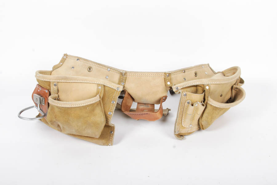 Craftsman Utility Belt with Axe and Headlamp