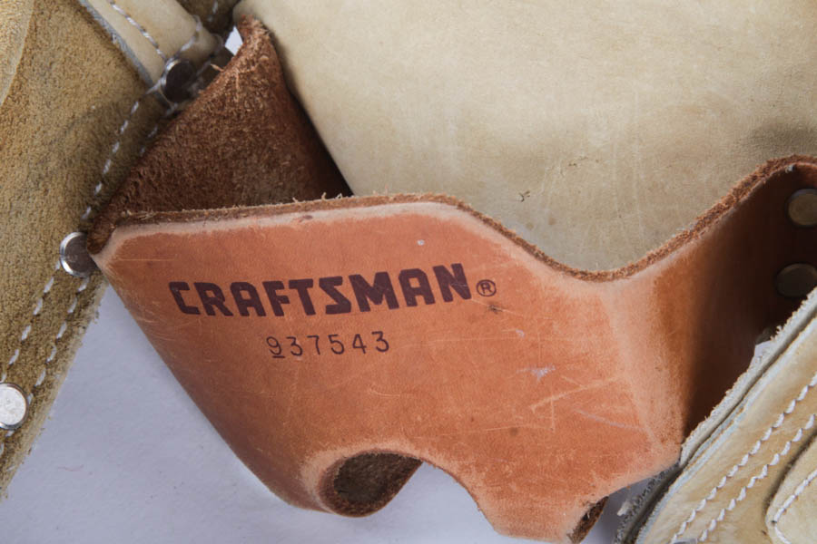 Craftsman Utility Belt with Axe and Headlamp