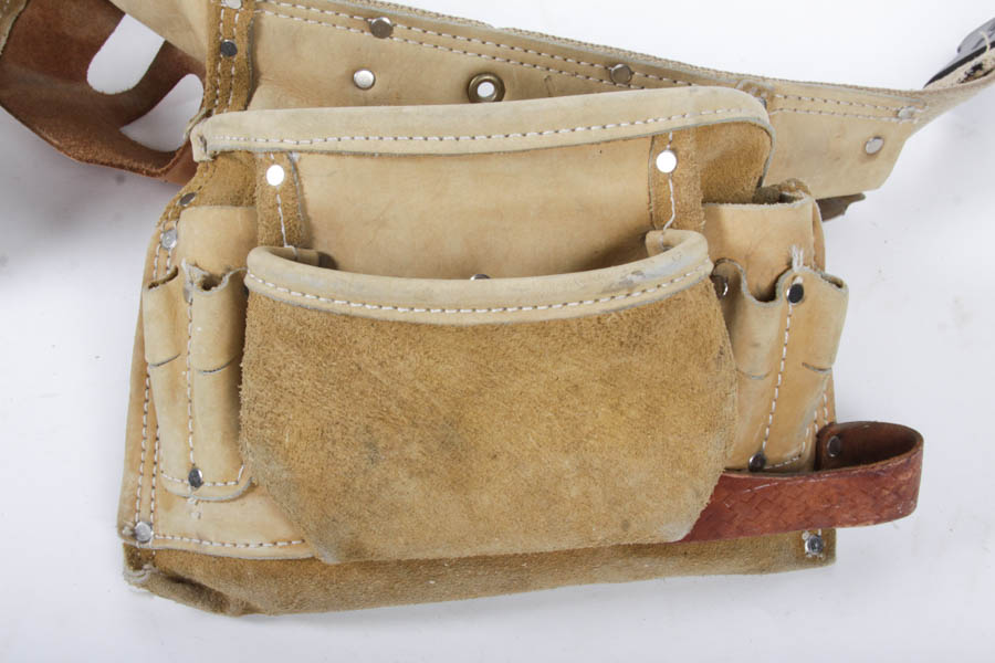 Craftsman Utility Belt with Axe and Headlamp