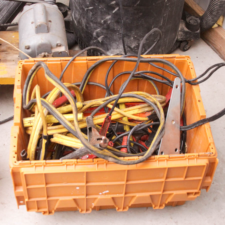 Jumper Cables and Hazard Reflectors
