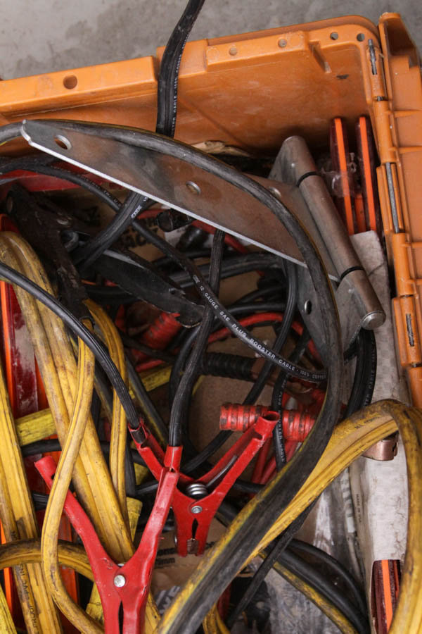 Jumper Cables and Hazard Reflectors