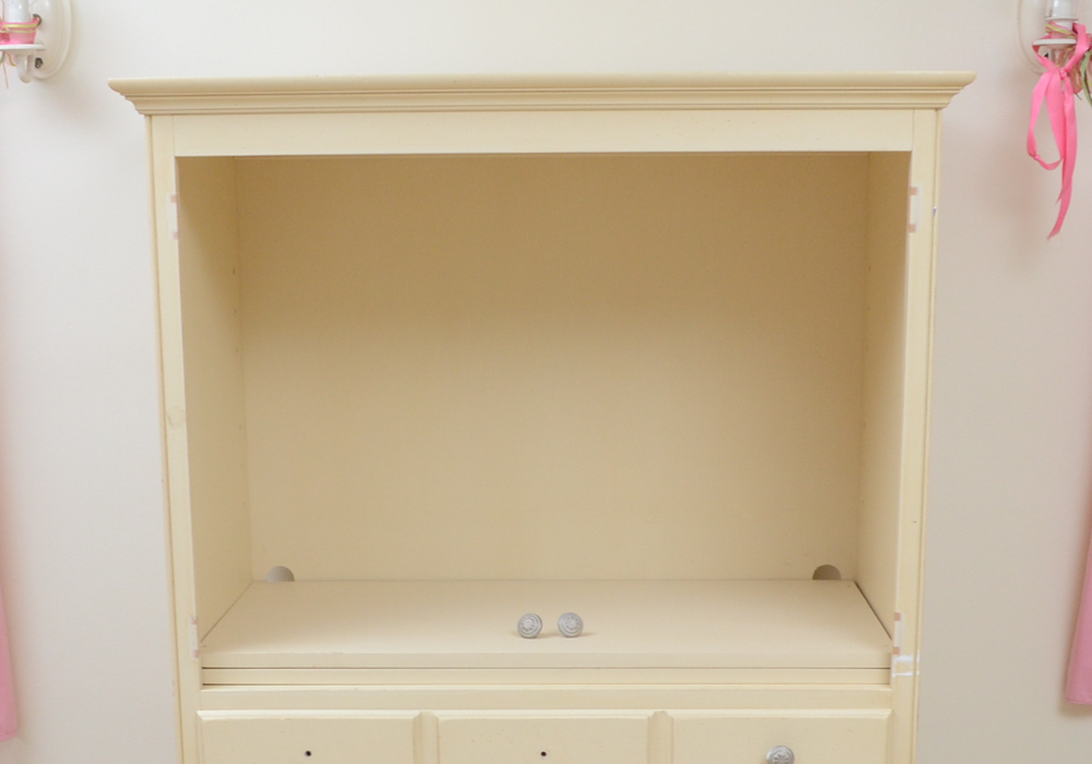 Ethan Allen Entertainment Center with Lower Dresser