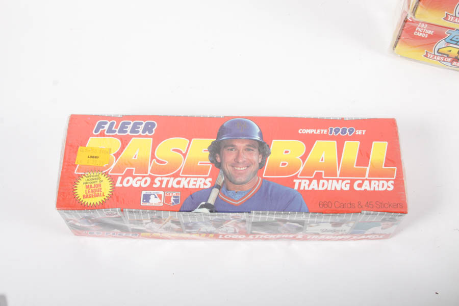 Topps, Fleer, and Score Unopened Baseball Card Sets