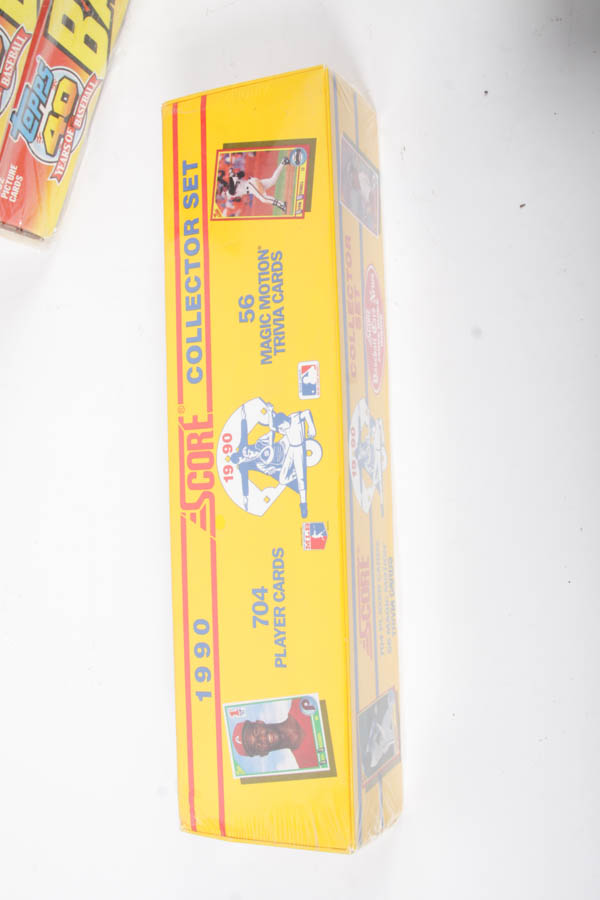 Topps, Fleer, and Score Unopened Baseball Card Sets