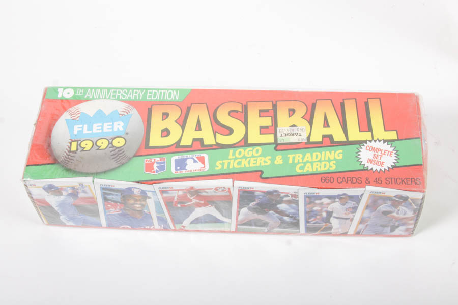 Topps, Fleer, and Score Unopened Baseball Card Sets