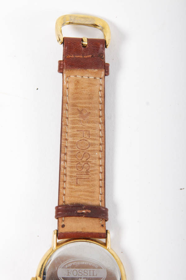 Fossil Watch with Leather Band