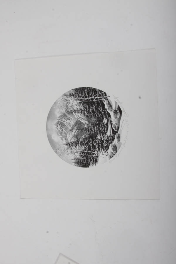 Signed Limited Edition Offset Lithographs "Mount Yale" and "Pyramid Peak"