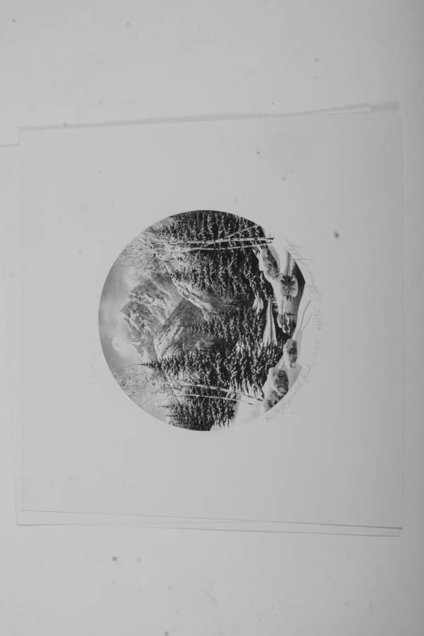 Signed Limited Edition Offset Lithographs "Mount Yale" and "Pyramid Peak"