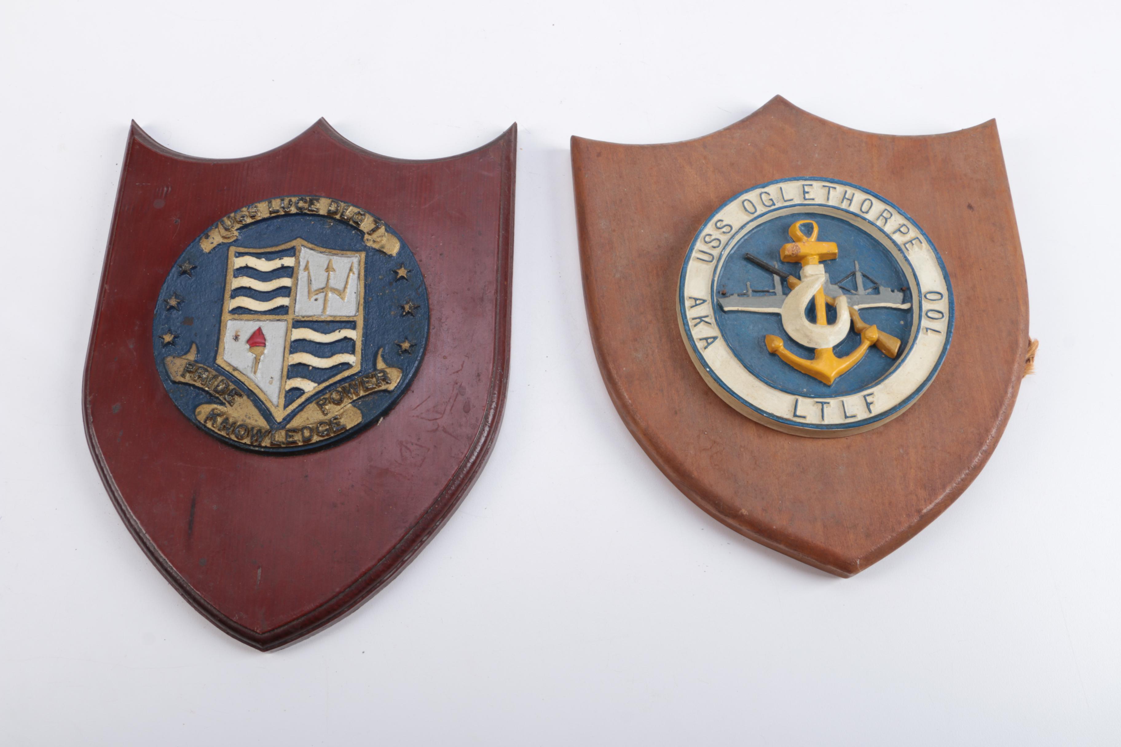 U.S. Navy Ship Plaques