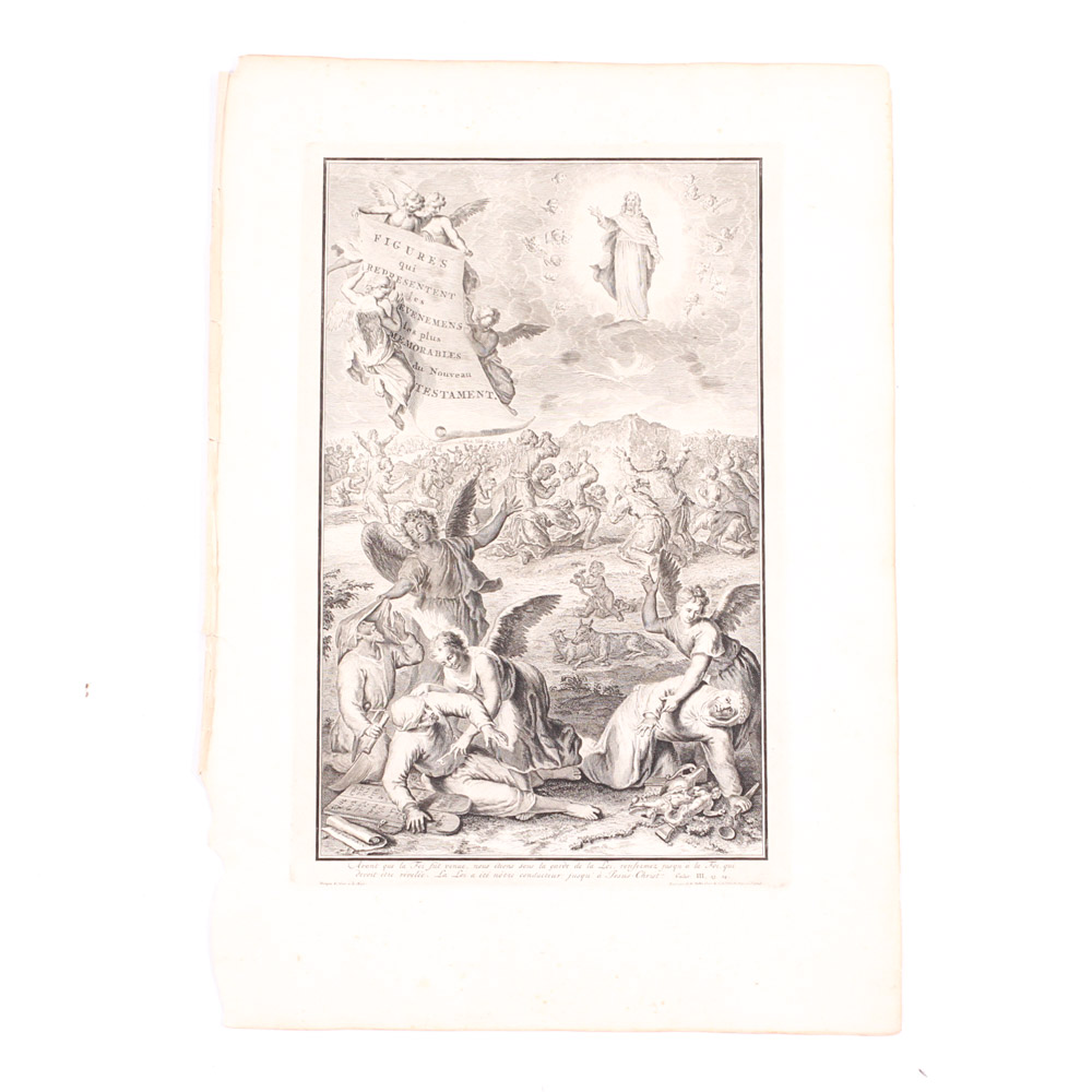 Antique New Testament Engraving