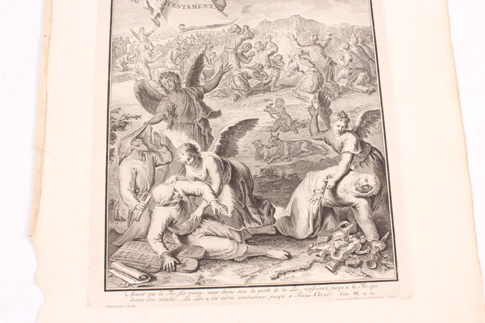 Antique New Testament Engraving