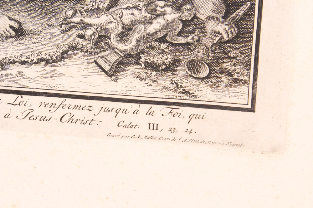 Antique New Testament Engraving