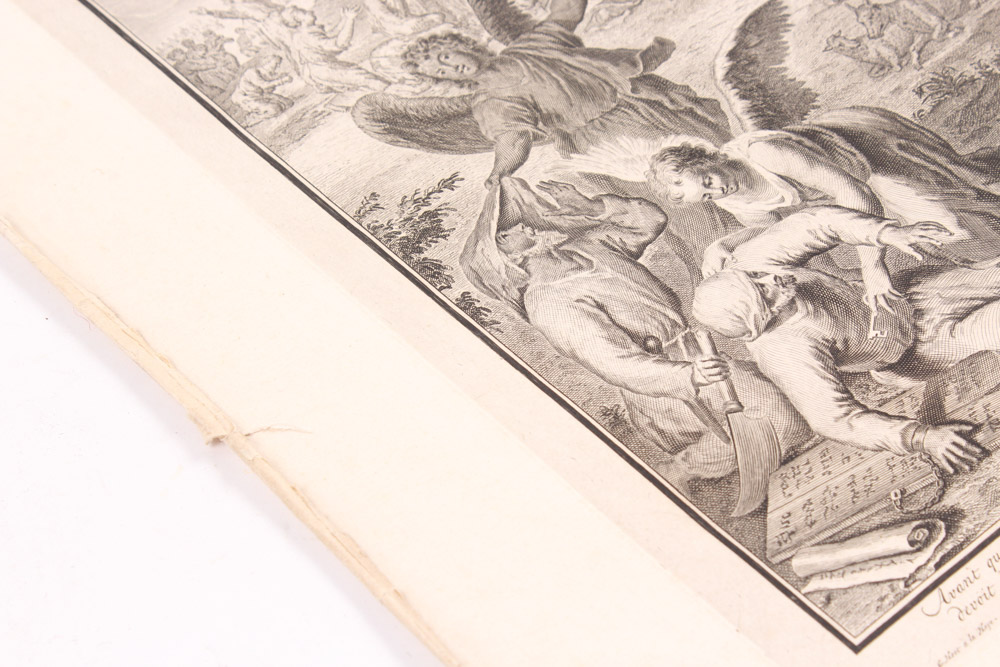 Antique New Testament Engraving