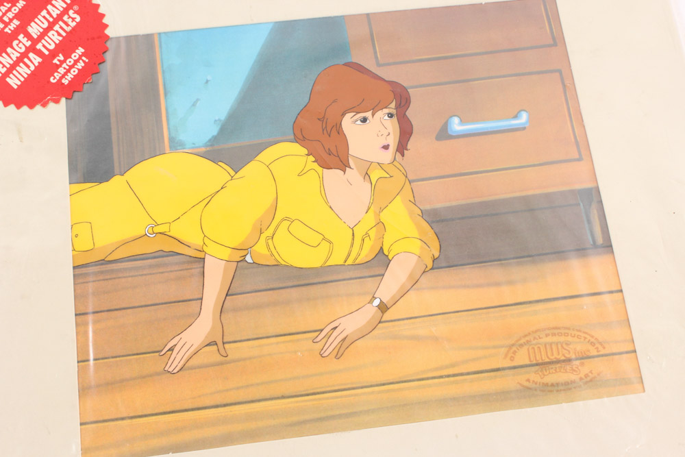 Teenage Mutant Ninja Turtle Animation Cel