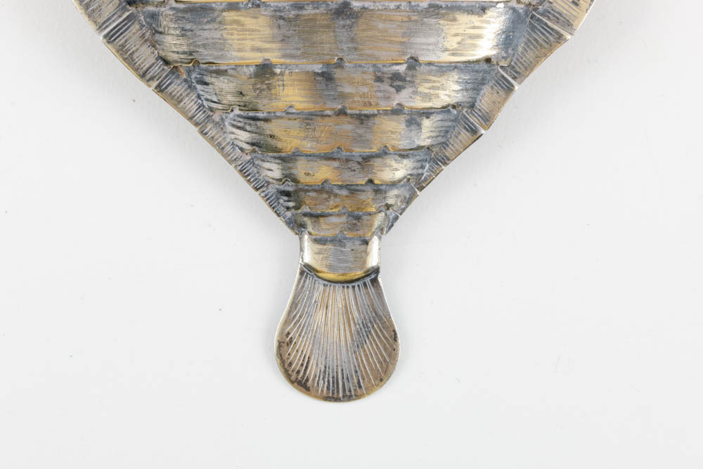 19th Century English Articulated Sterling  Flounder Snuff Box