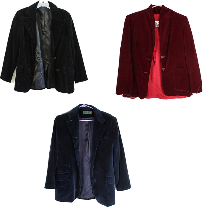 Collection of Women's Velvet Blazers