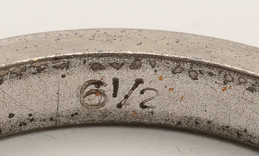 Sterling Ring and Chain Necklace with Wedgwood Style Tie Tack