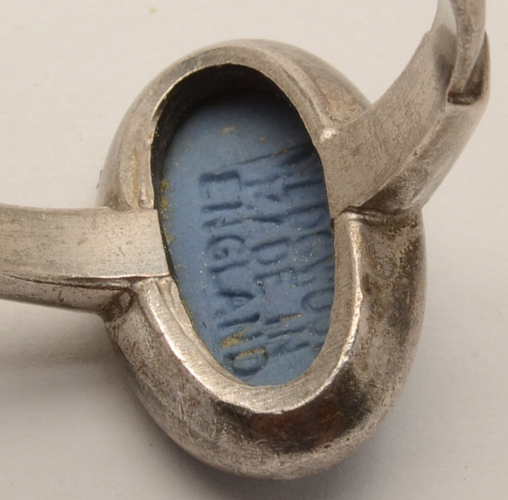 Wedgwood Blue Jasperware Jewelry in Sterling Settings