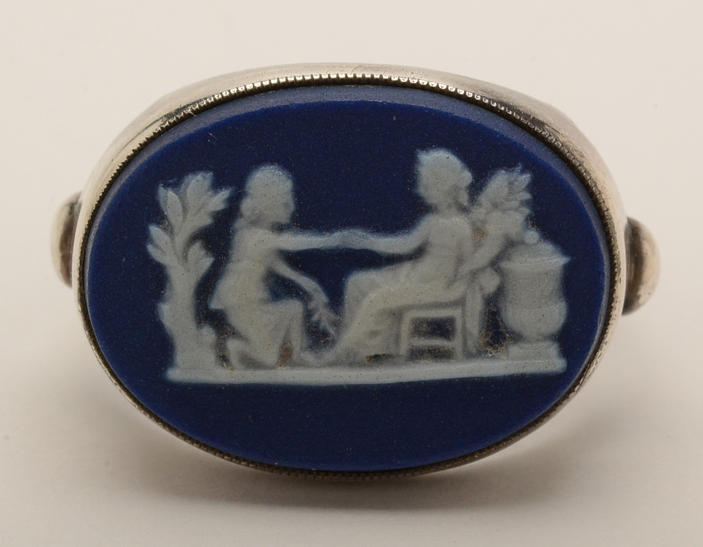 Wedgwood Blue Jasperware Jewelry in Sterling Settings