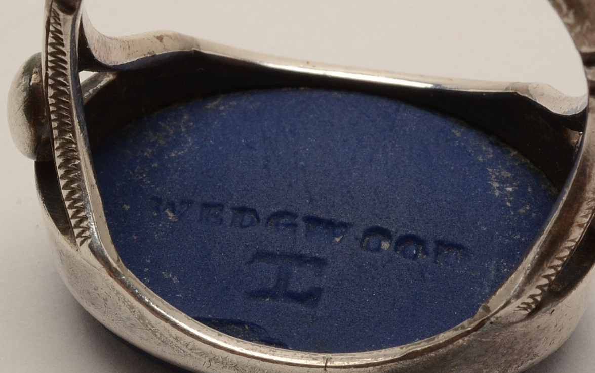 Wedgwood Blue Jasperware Jewelry in Sterling Settings