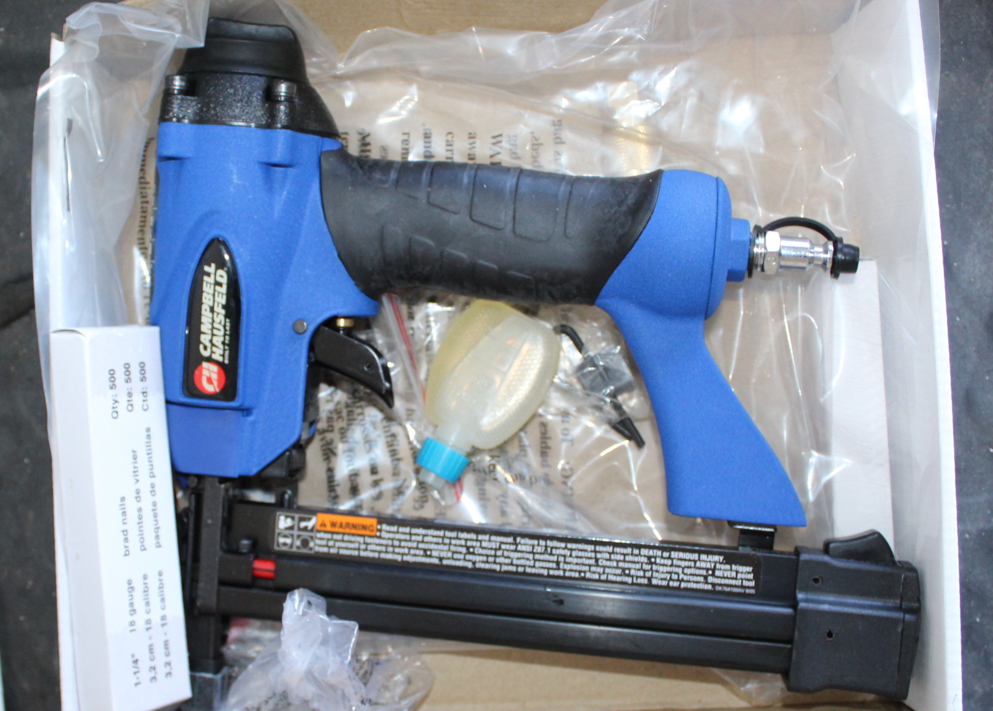 Campbell Hausfeld Air Compressor and Nail/Staple Gun