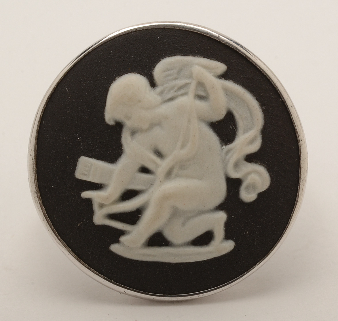 Wedgwood Black Jasperware Jewelry in Sterling Settings