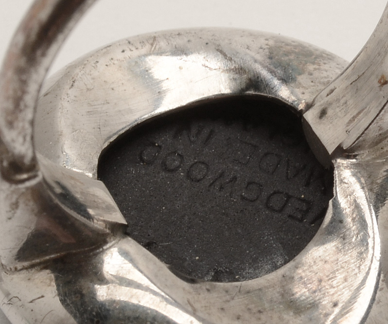 Wedgwood Black Jasperware Jewelry in Sterling Settings