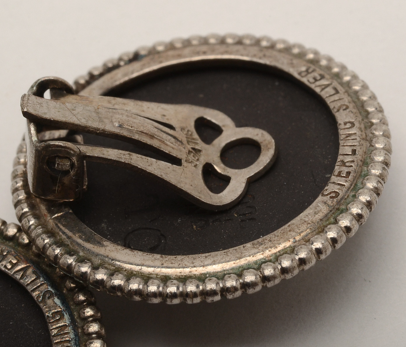 Wedgwood Black Jasperware Jewelry in Sterling Settings