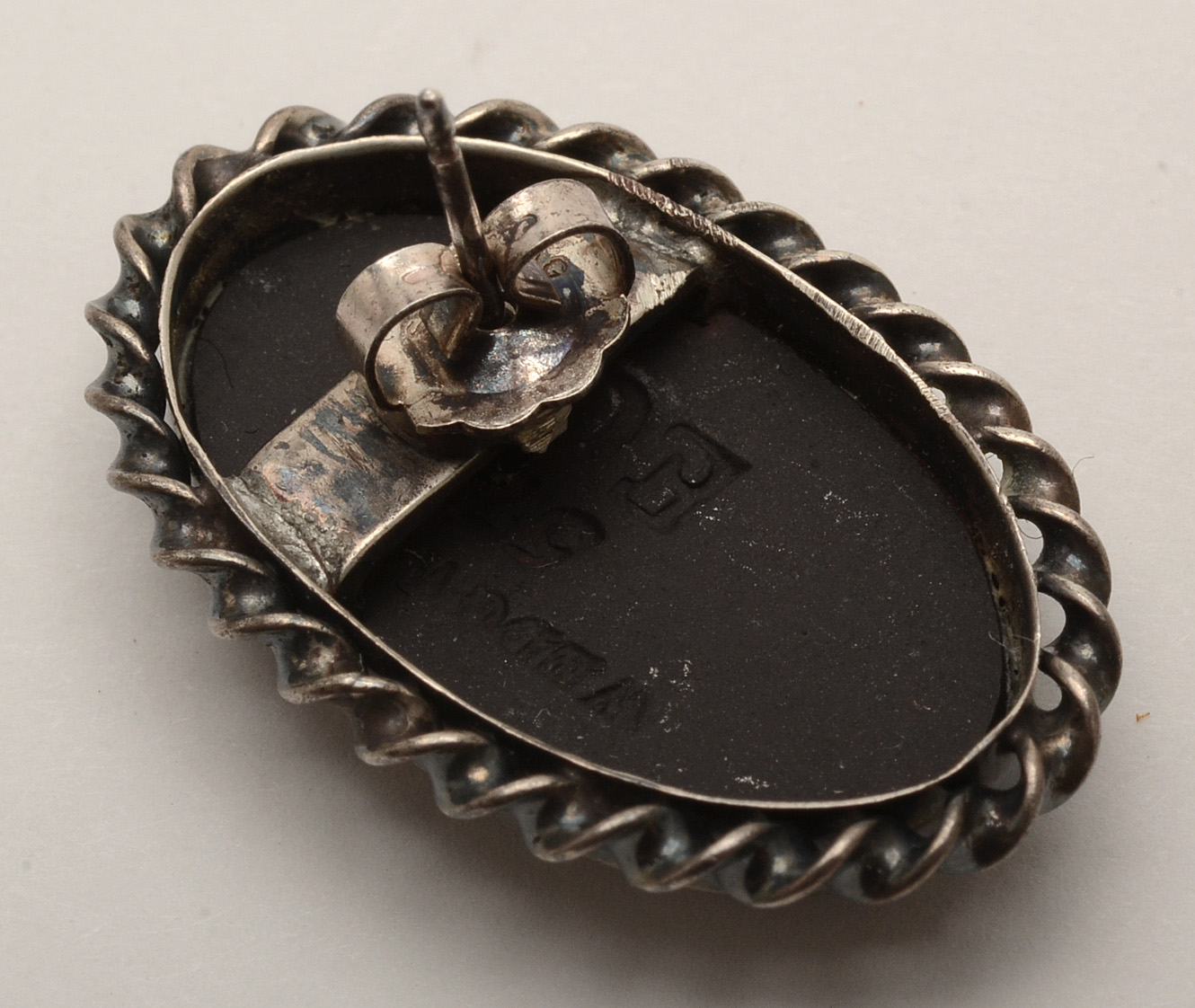 Wedgwood Black Jasperware Jewelry in Sterling Settings