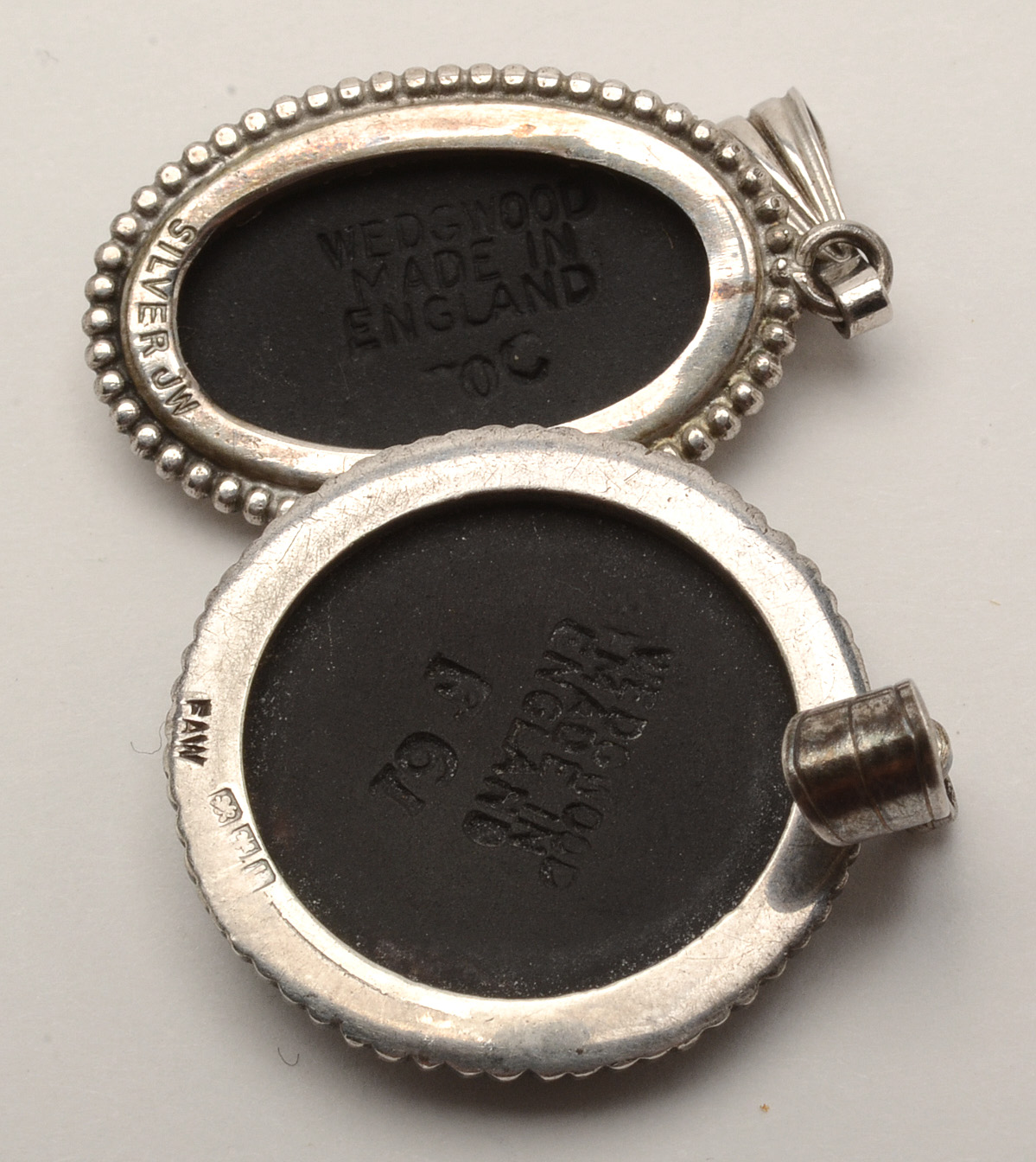 Wedgwood Jasperware Jewelry in Silver Tone Settings