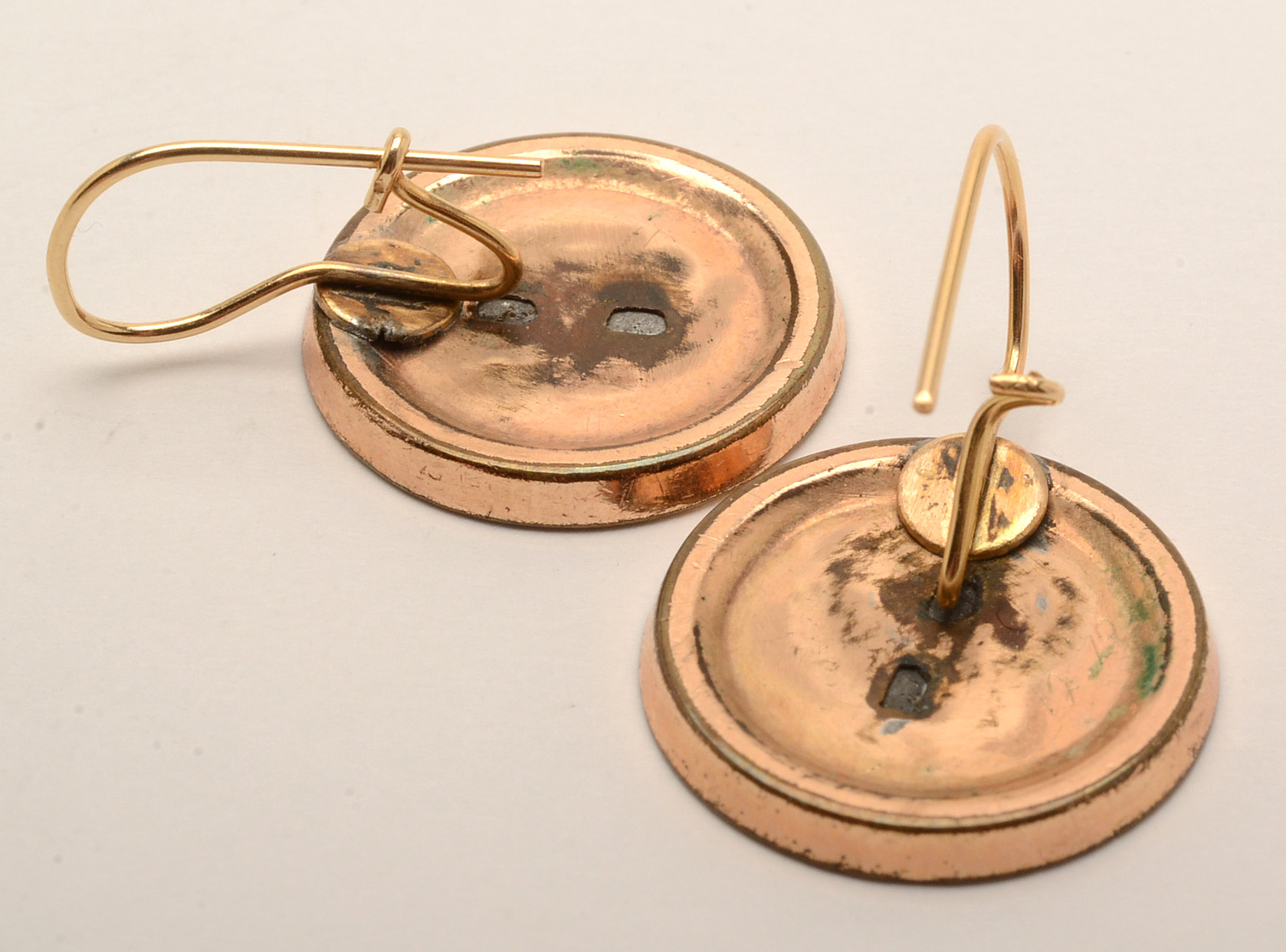 Gold Filled Jewelry and Macle Diamond Stud Earrings