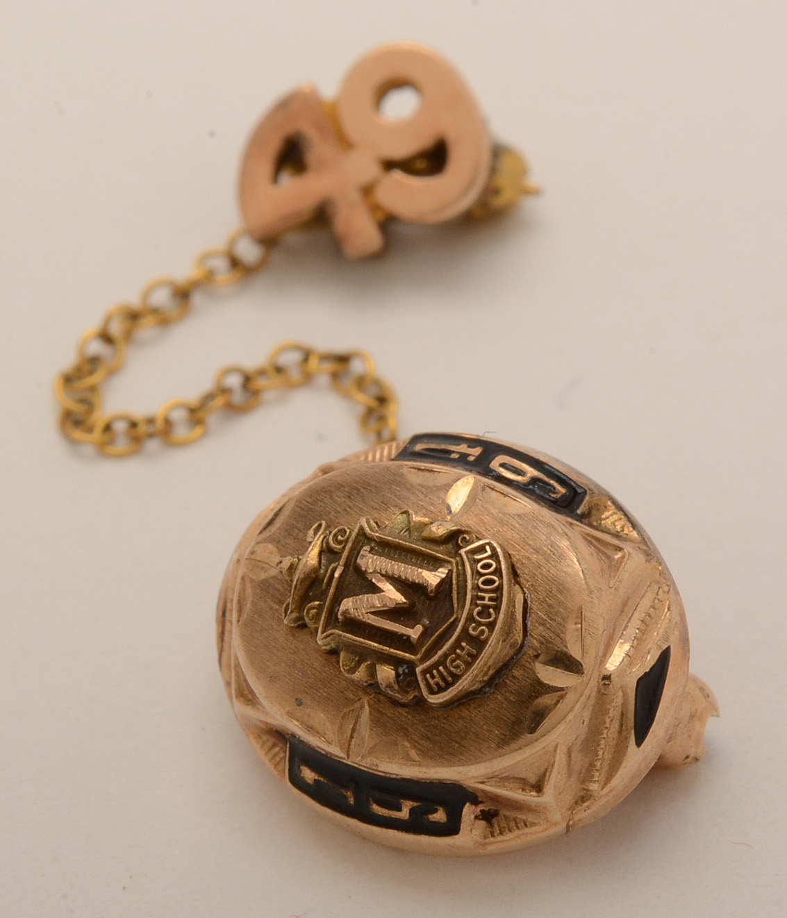 Vintage 10K Yellow Gold Sororal Organization Pins