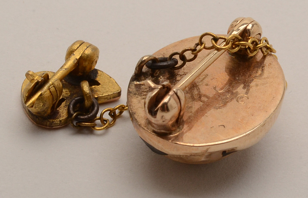 Vintage 10K Yellow Gold Sororal Organization Pins