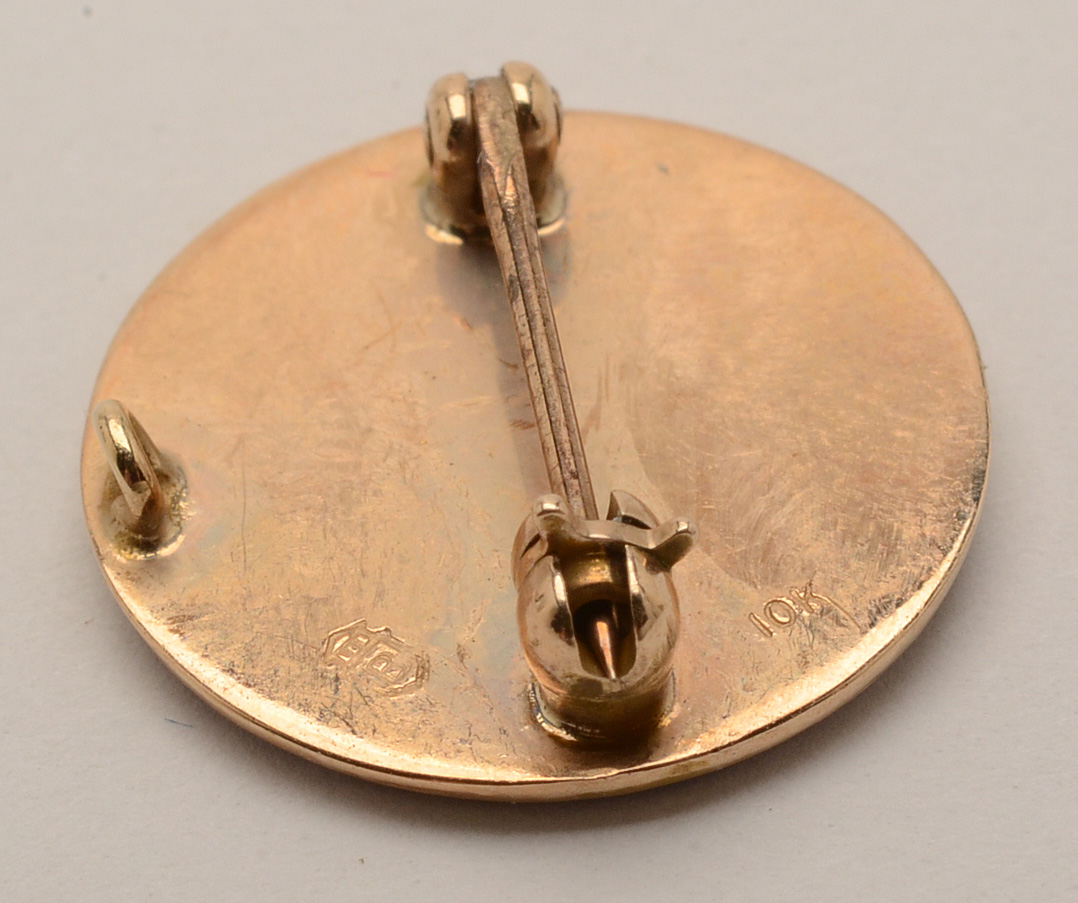 Vintage 10K Yellow Gold Sororal Organization Pins
