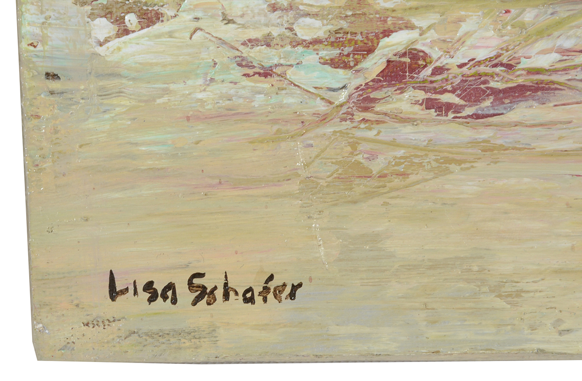 Lisa Schafer Original Acrylic on Canvas Triptych Installation "All That Glitters"