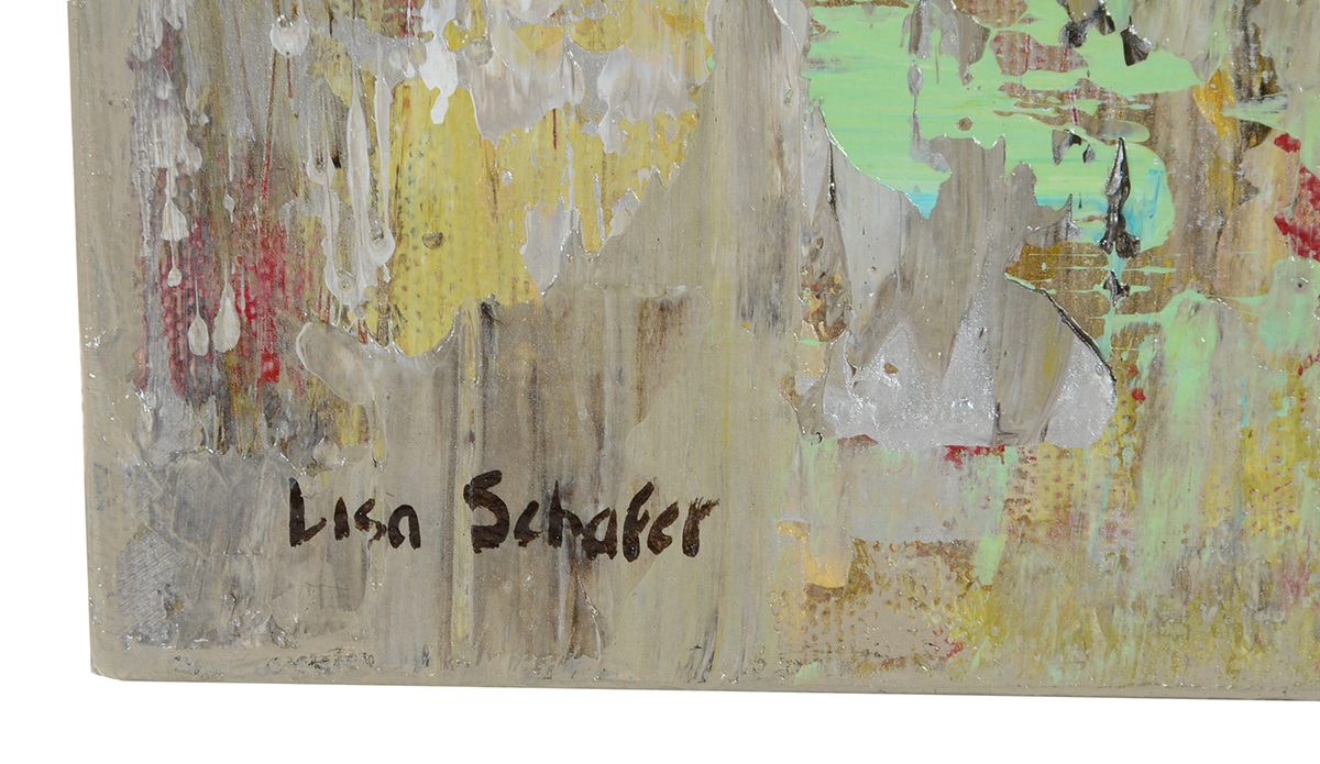 Lisa Schafer Original Acrylic on Canvas Triptych Installation "All That Glitters"