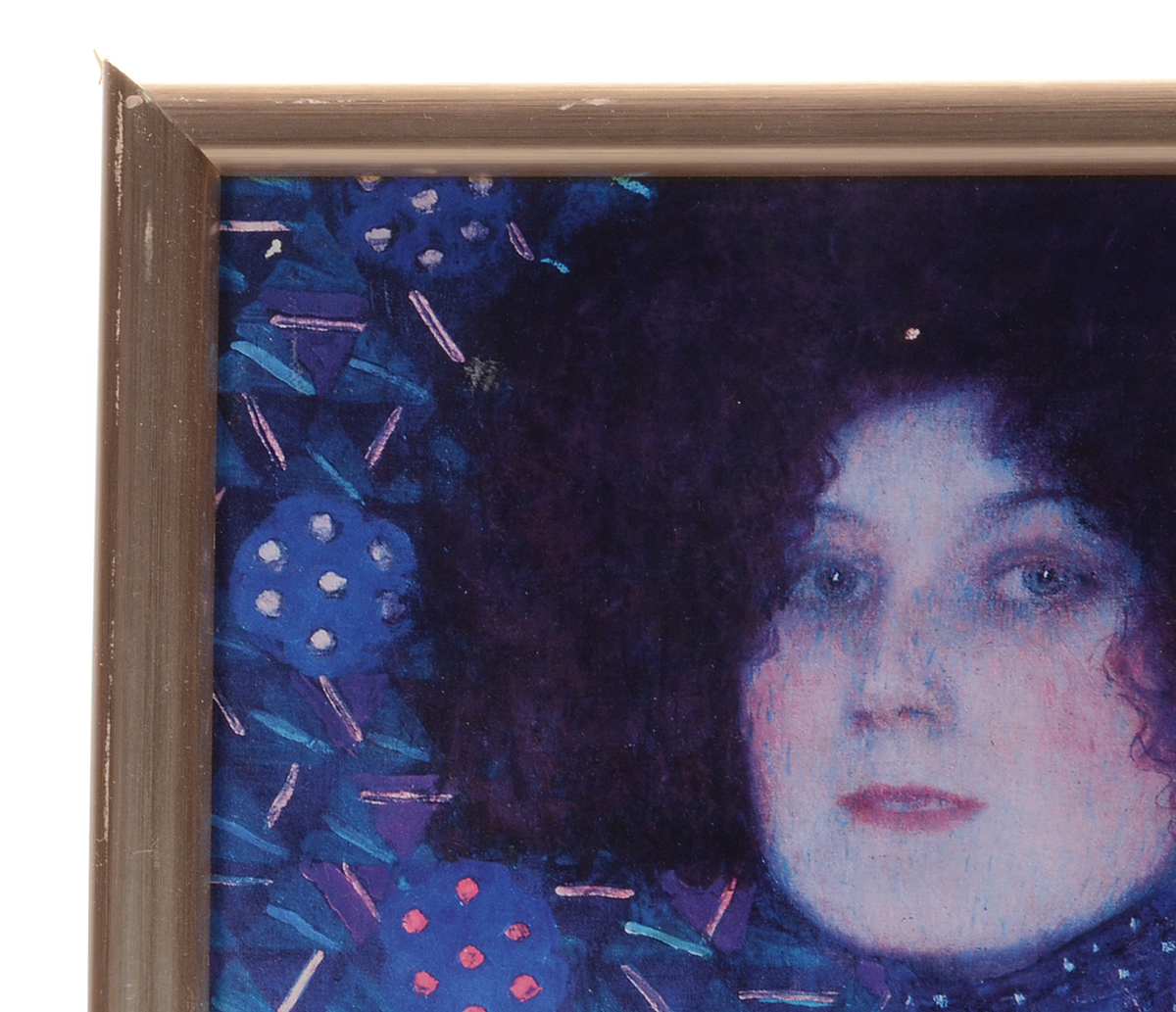 Offset Lithographic Reproduction after Gustav Klimt "Portrait of Emilie Flöge"