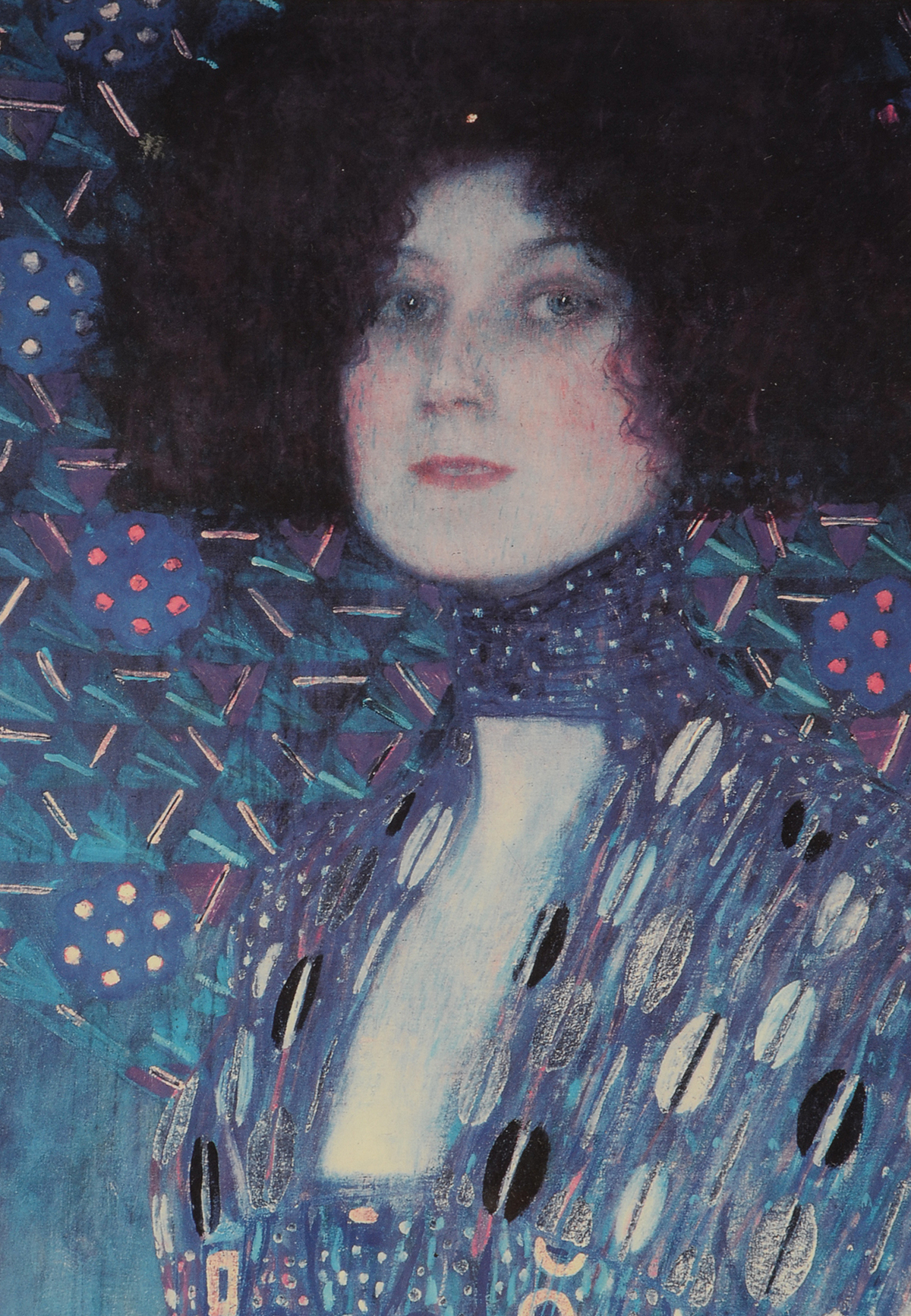 Offset Lithographic Reproduction after Gustav Klimt "Portrait of Emilie Flöge"