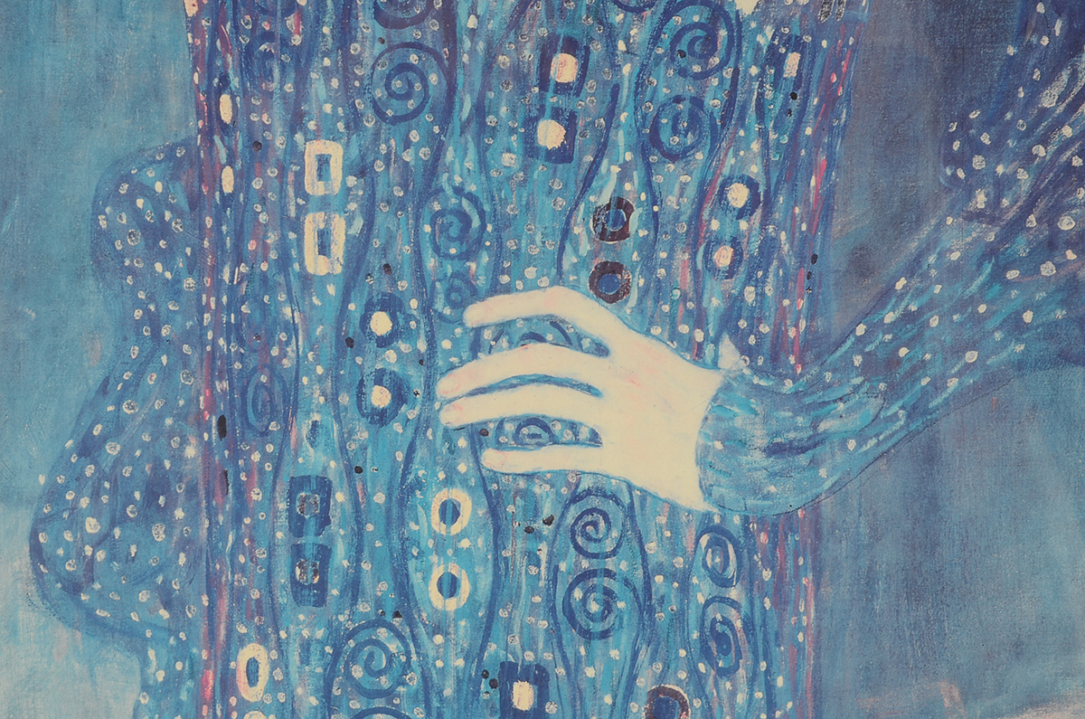 Offset Lithographic Reproduction after Gustav Klimt "Portrait of Emilie Flöge"