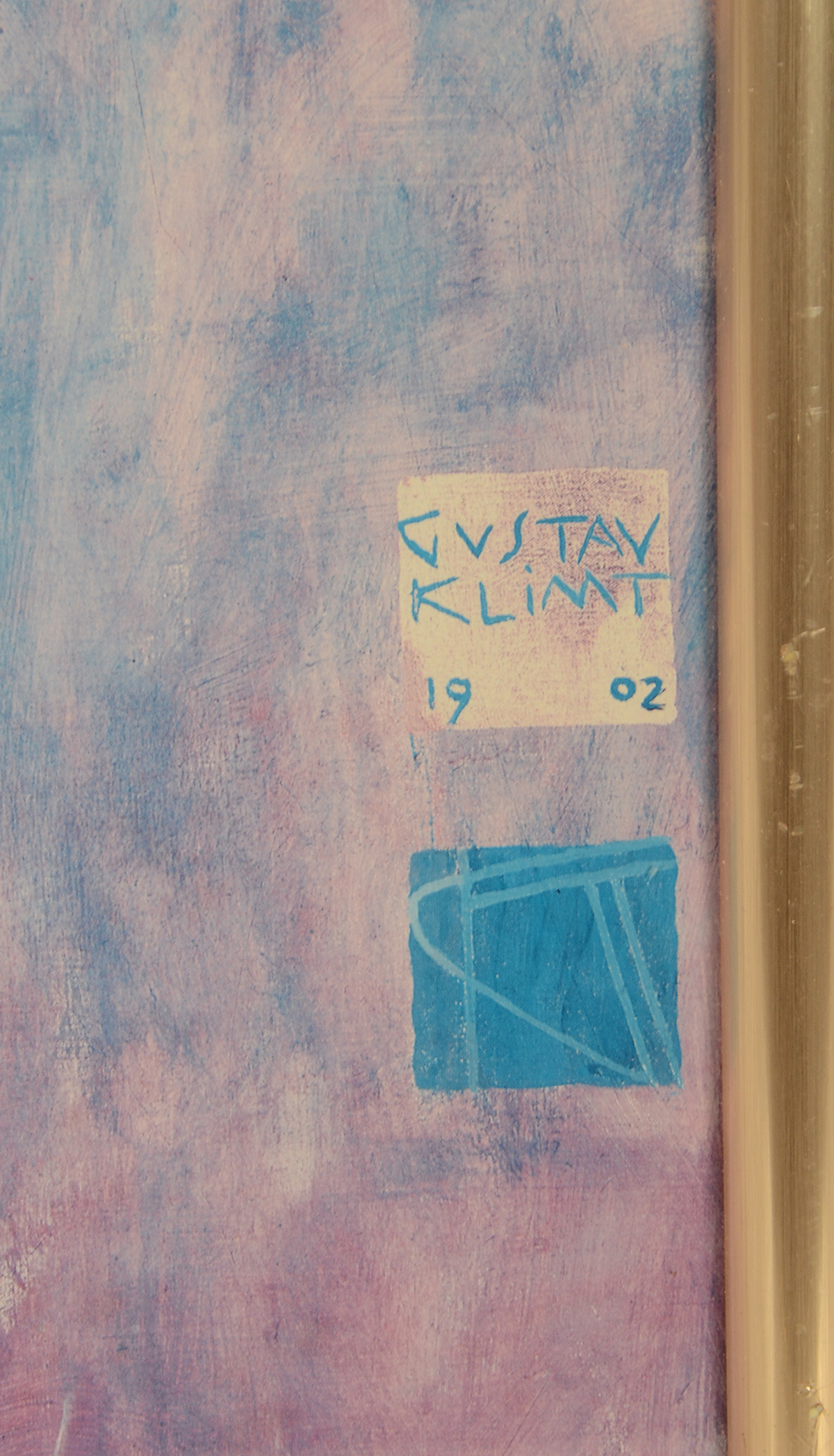 Offset Lithographic Reproduction after Gustav Klimt "Portrait of Emilie Flöge"