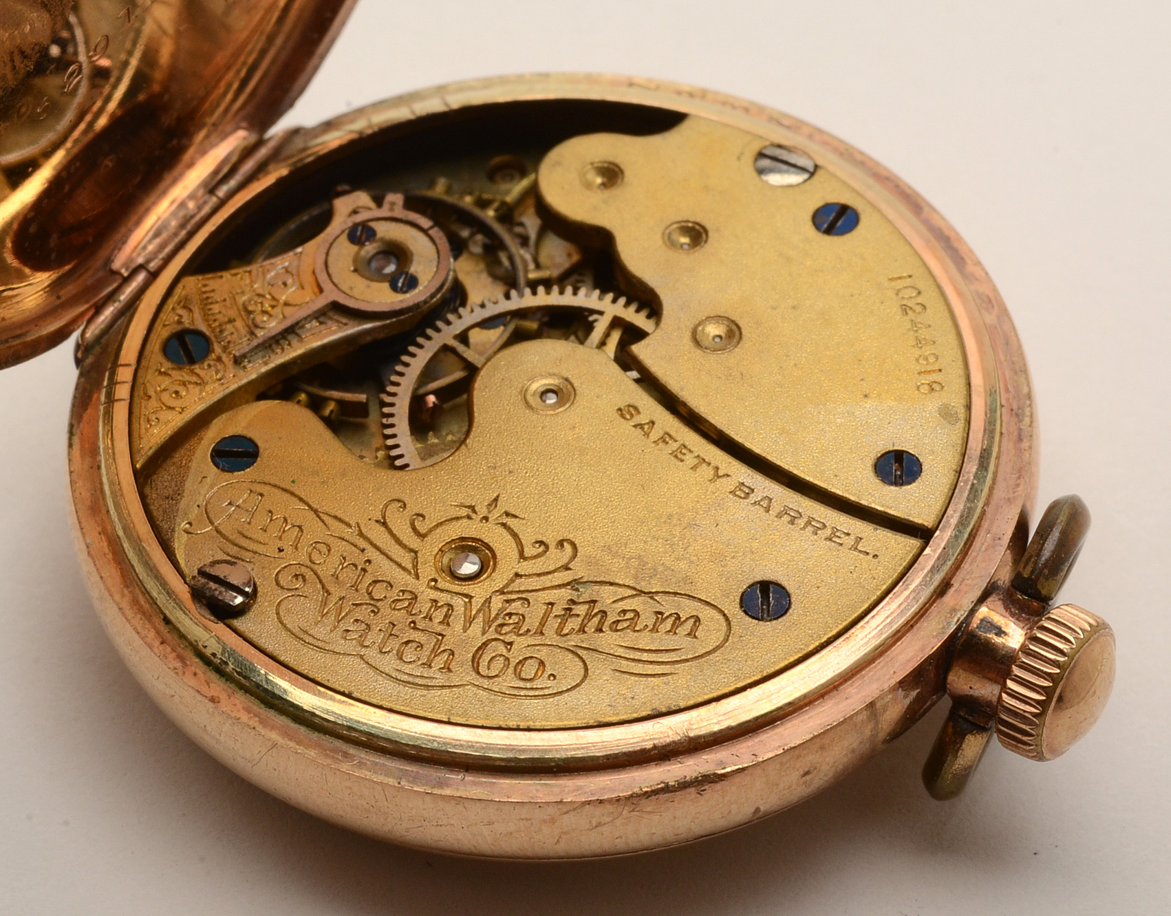 Antique Waltham Gold Filled Convertible Pocket Watch