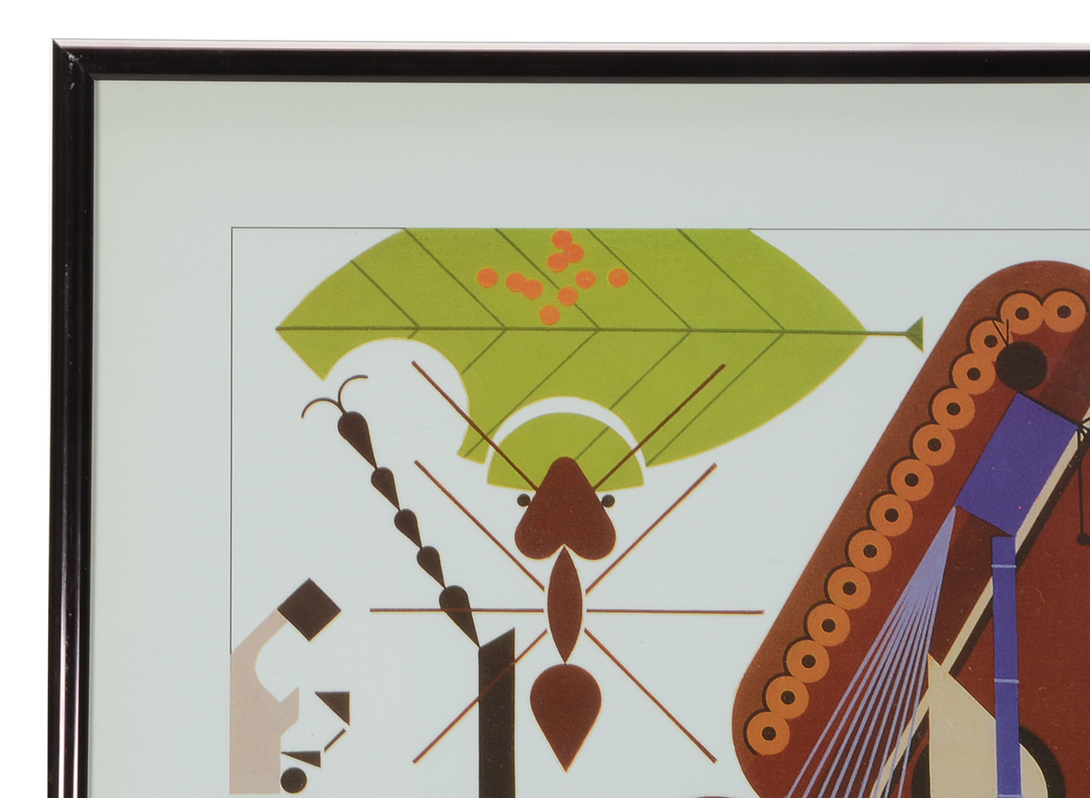 Charley Harper 2005 Offset Lithographic Poster "Insect Diversity"