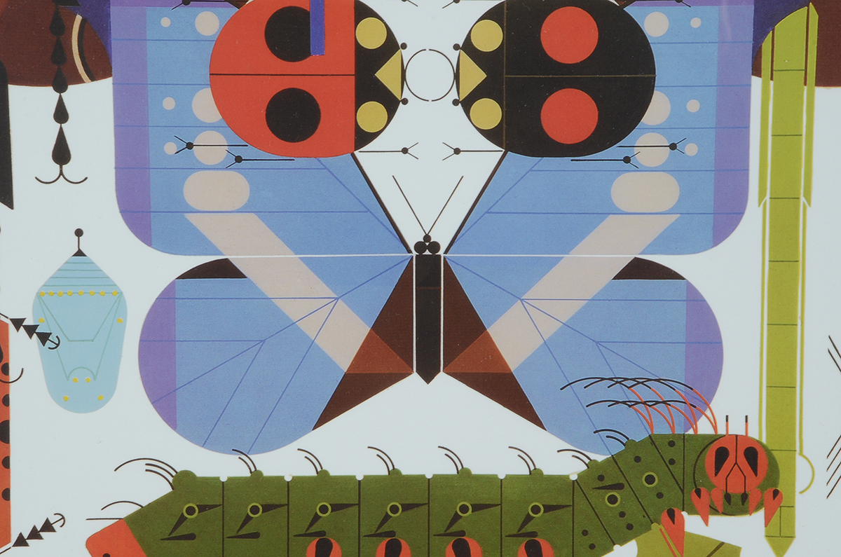 Charley Harper 2005 Offset Lithographic Poster "Insect Diversity"