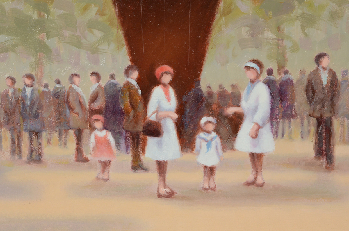 Jean Daumier Original Oil on Canvas