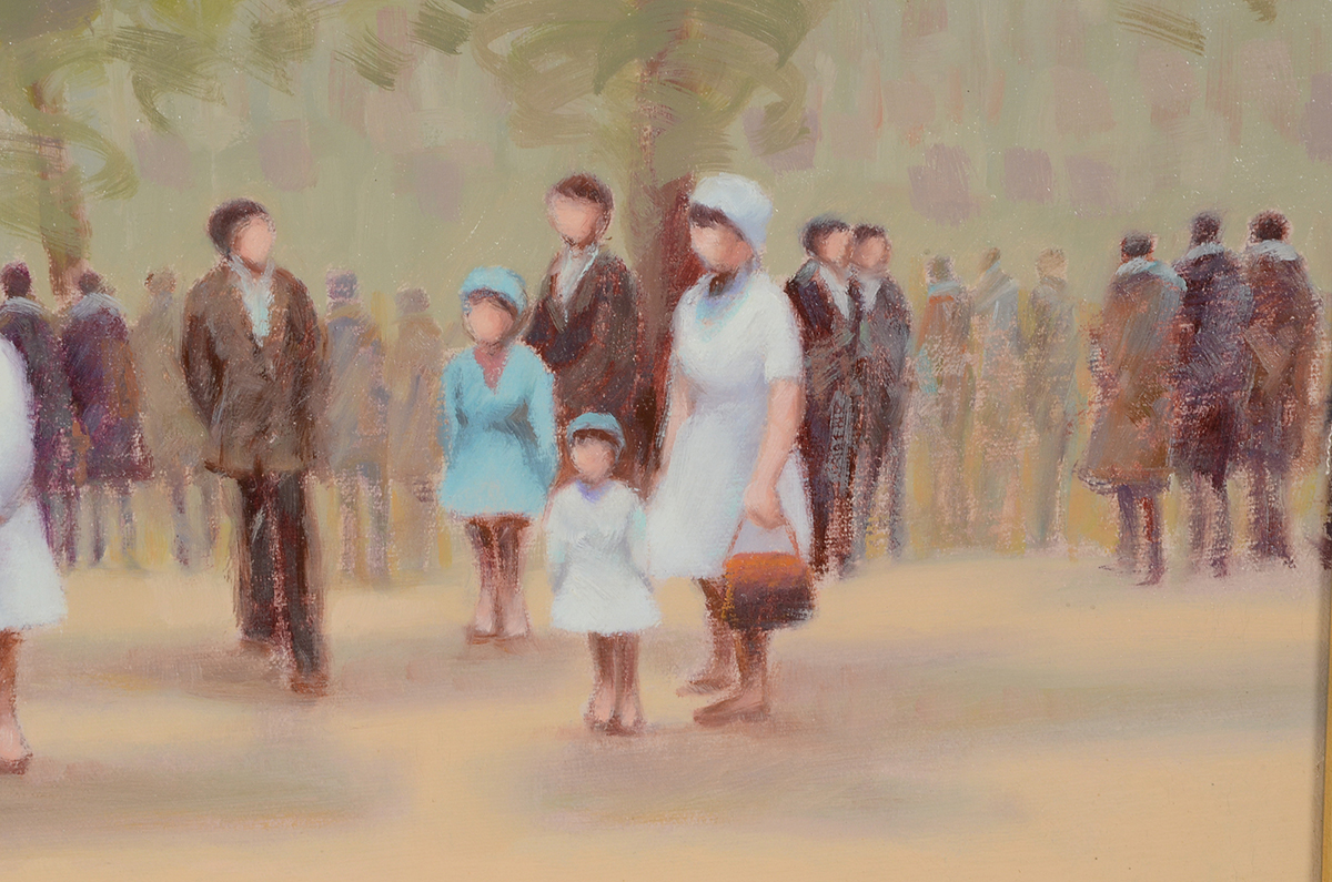 Jean Daumier Original Oil on Canvas