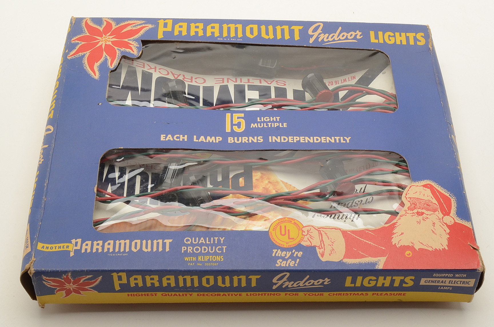 Vintage Strands of Christmas Lights Including Noma