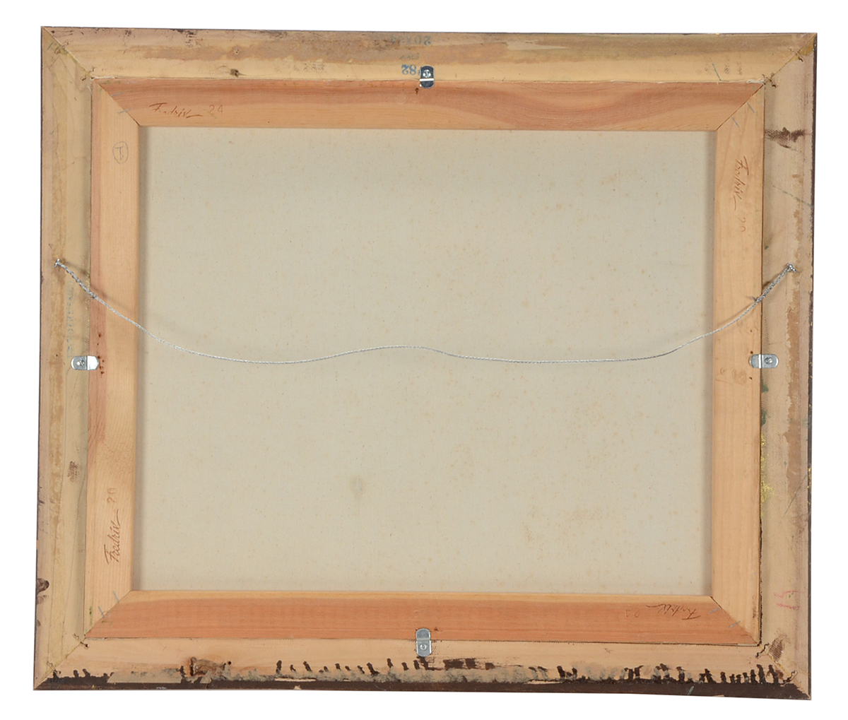 Jean Daumier Original Oil on Canvas