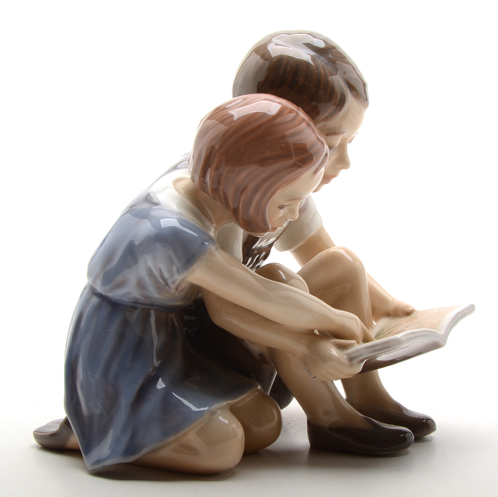 Vintage Dahl Jensen Copenhagen Porcelain Figurine