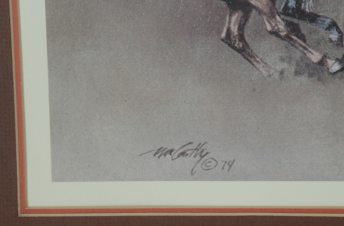 Frank McCarthy Signed 1974 Limited Edition Offset Lithograph