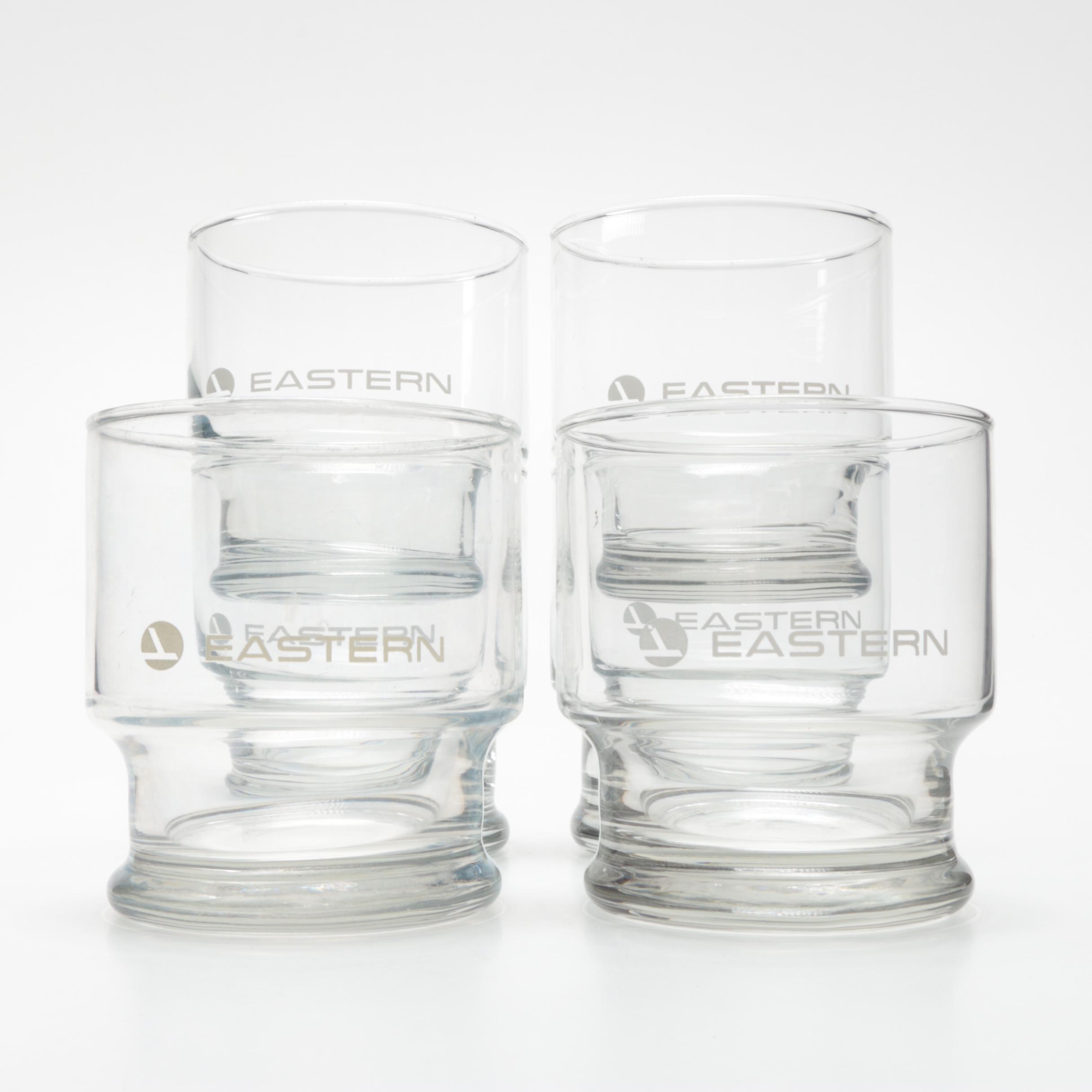 Set of Eastern Airlines Glasses